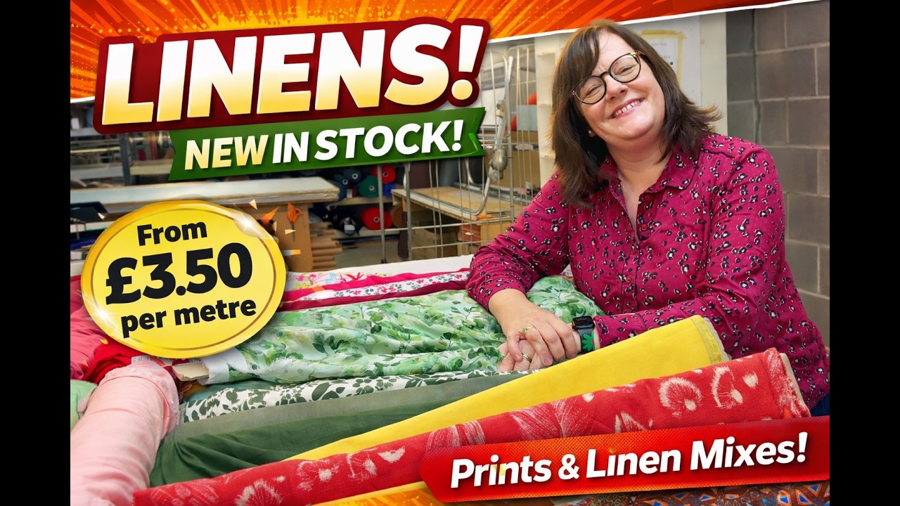 Новая коллекция льна в Fabric Land! Лен и льняные смеси от 3,50 фунтов стерлингов/метр | Обязател...