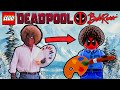 Lego Deadpool as Bob Ross Minifigure!