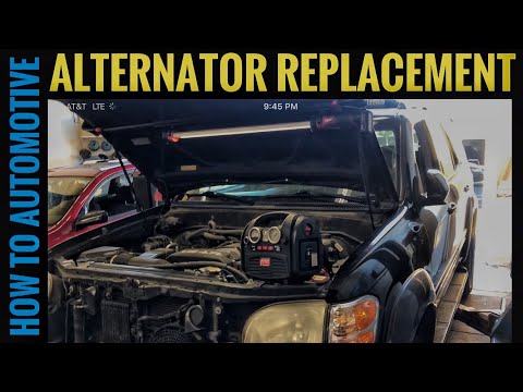 How to Replace the Alternator on a 2000-2007 Toyota Sequoia with 4.7L Engine