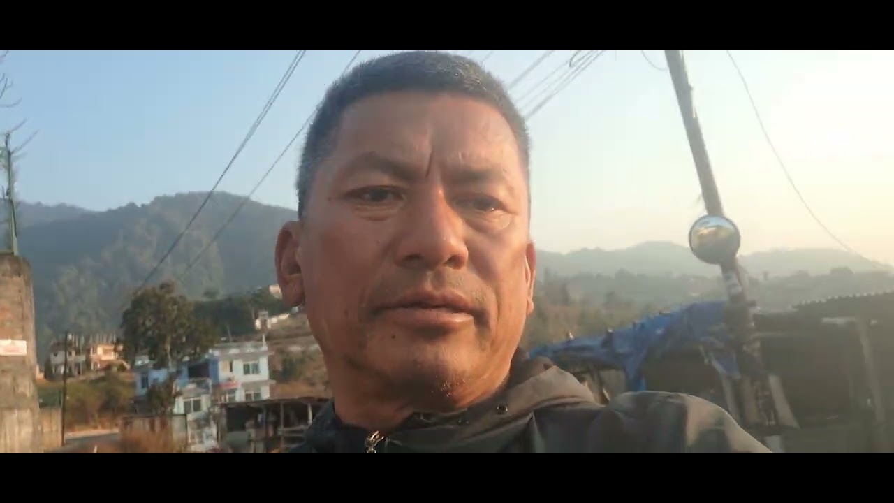 शुक्रबार  साँझको पैदल यात्रा ननुना टोल रानीबनबाट  ईचाङु र बतासे डाँडागाउँ हुँदै सेतो गुम्बा, राममकोट