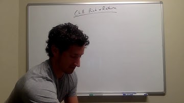 Ch 8 risk and return