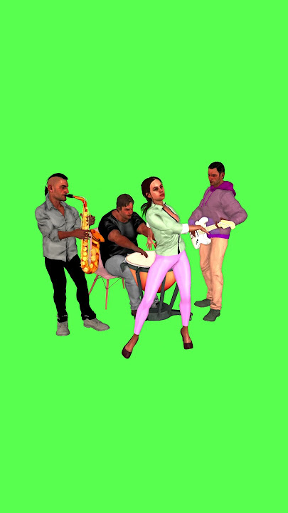 Green screen Music Dance Band