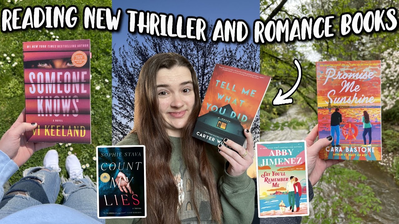 reading NEW thriller and romance books 📚 ️‍🔥 [reading vlog with ...