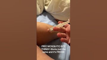 DIY version of the bug bite thing #hacks #free #bugbites