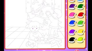 Christmas Eve Coloring Pages For Kids - Christmas Eve Coloring Pages