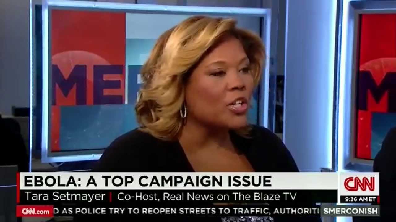 Tara Setmayer on CNN's Michael Smerconish Show Debating Ebola 10-18-14...