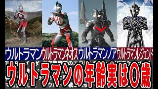 意外すぎる！？気になるウルトラマンの年齢【ゆっくり解説】