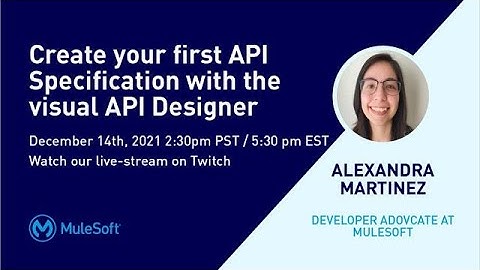 Create your first API Specification with the visual API Designer