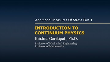 Additional Measures of Stress — Lesson 2, Part 1