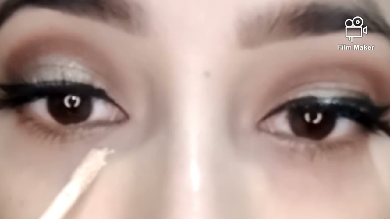 Soft Glitter Eye Makeup for Wedding / Party / Special Occasion Golden glittery eye makeup short