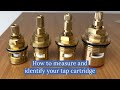 How to identifymeasure correct replacement tap cartridge valve if manufacturer unknowntapmagician