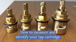 How to identify/measure correct replacement tap cartridge valve if manufacturer unknown@tapmagician