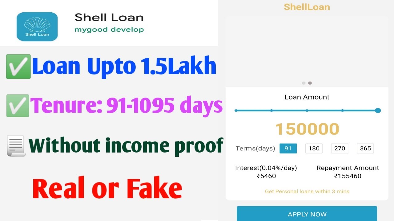 Shell loan app review/ shell loan app real or fake/ Shell loan app safe
