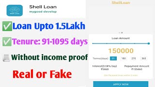 Shell loan app review/ shell loan app real or fake/ Shell loan app safe screenshot 4