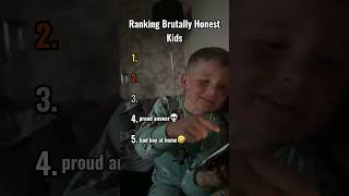 Ranking Brutally Honest Kids🫣  #funny
