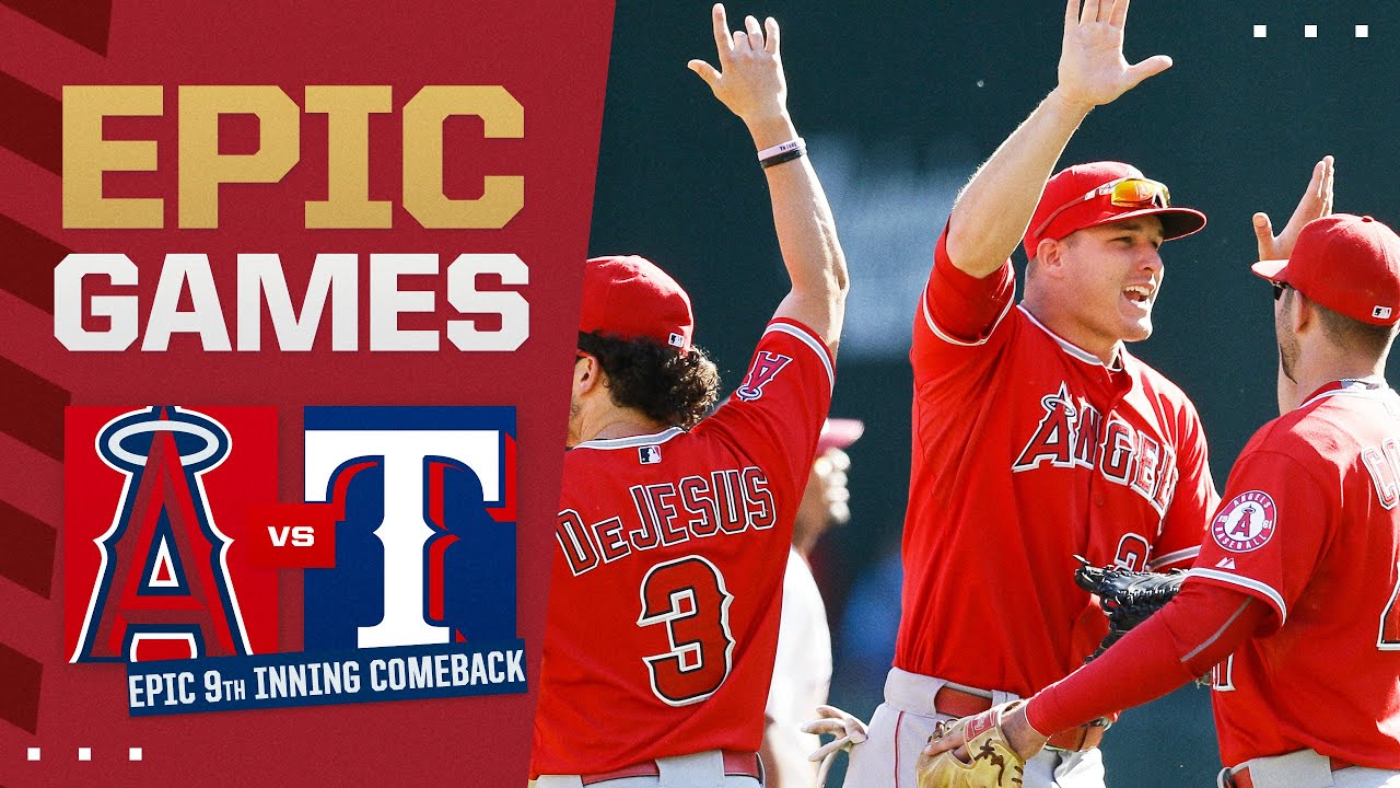 FULL GAME: Insane Angels comeback in 2015 vs. the Rangers! (5 runs in the 9th in an 11-10 thriller)