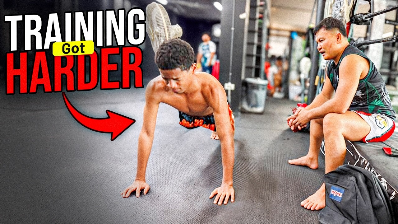 Inside Thailand’s Hardest Muay Thai Training with Tito Johnson | Padwork, Clinch & Routine