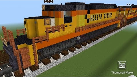 Minecraft Chessie System SD40-2 Locomotive Tutorial