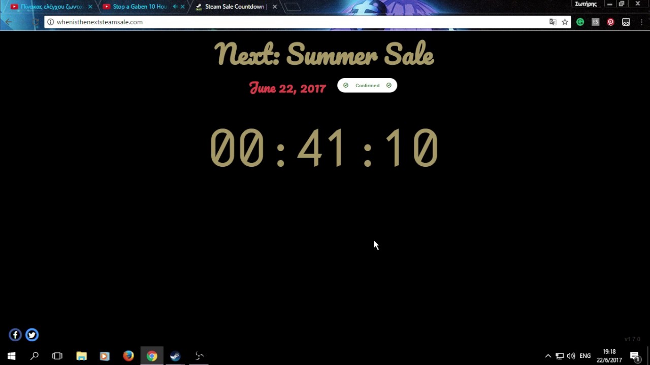 Steam Summer Sale Live Countdown Youtube