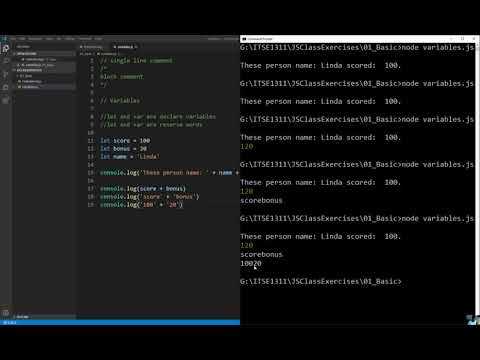 Basic Elements of JavaScript Part 2