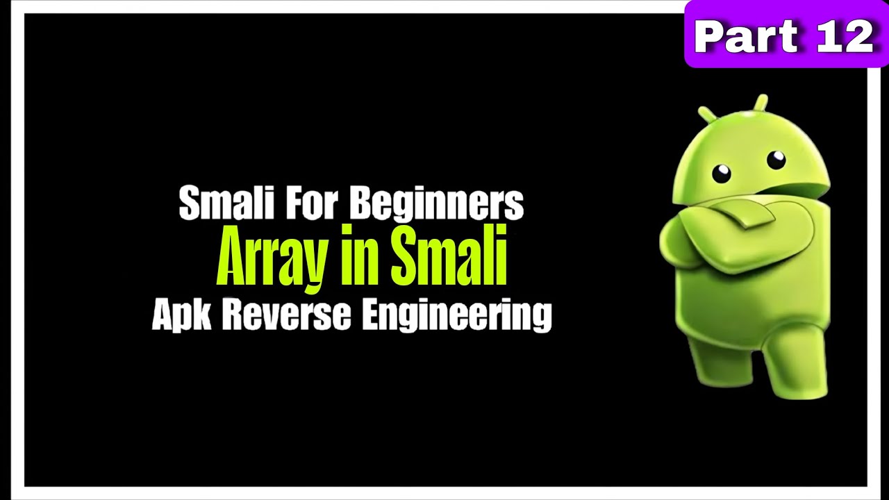 Array Apk ARRAY IN SMALI | Smali For Beginners | #smali #modding #apk # ...