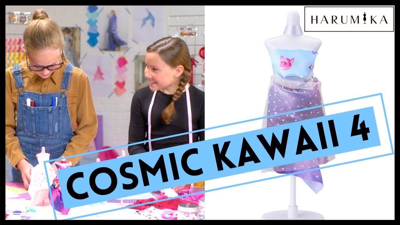 Fashion Design Toy | Cosmic Kawaii 4 | How To Style Your Own Dress |Play Fashion Designer |Harumika