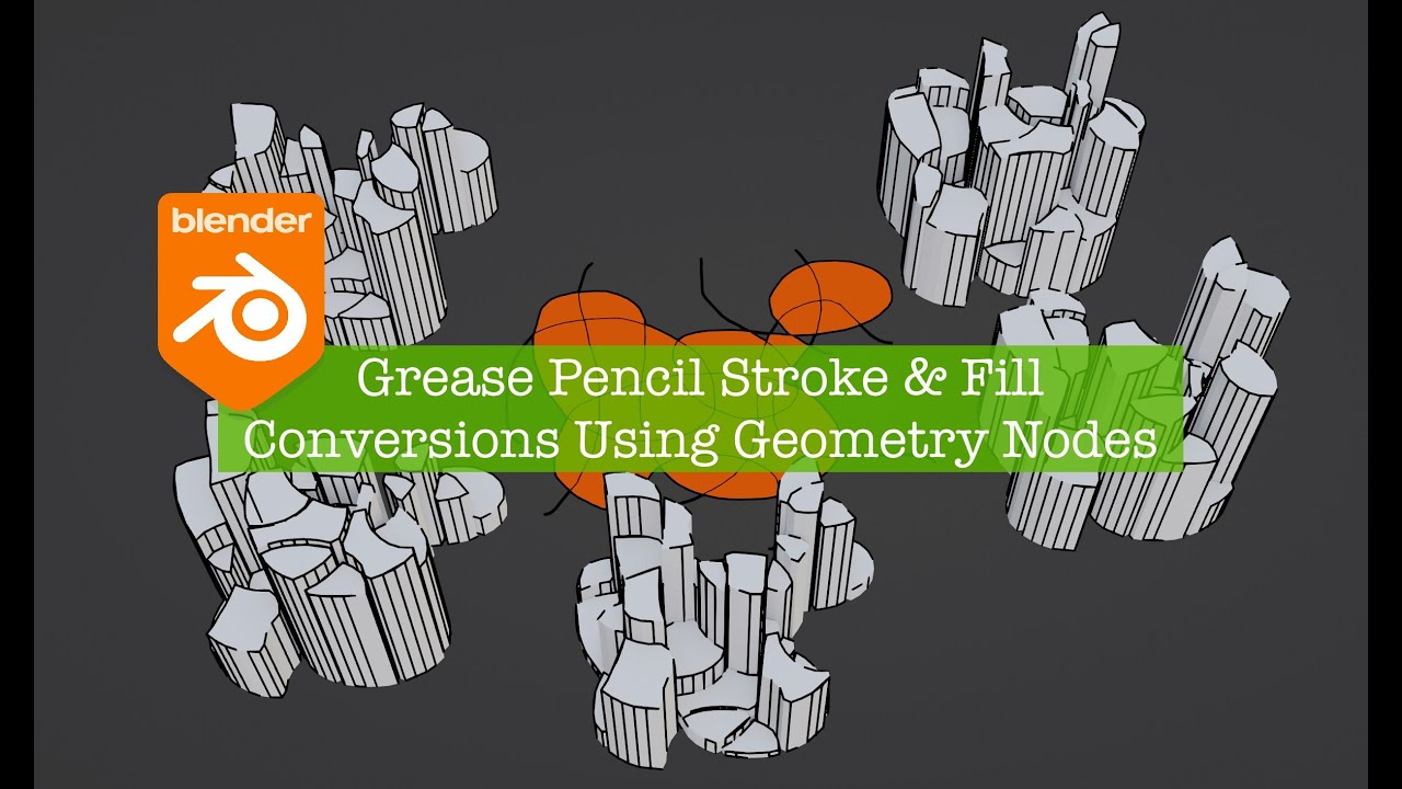 BSLIVE / Grease Pencil Stroke and Fill Conversion with Geometry Nodes ...