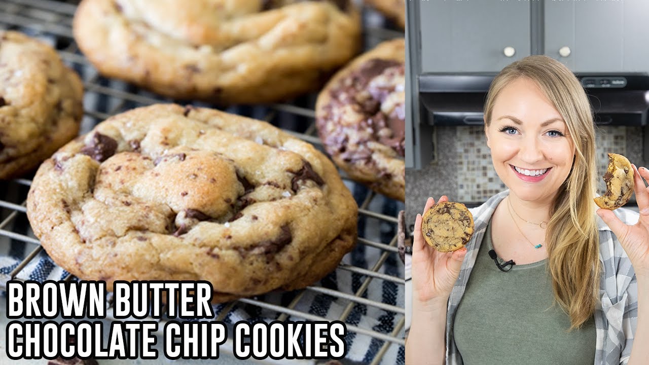 Как приготовить печенье с шоколадной крошкой и коричневым маслом