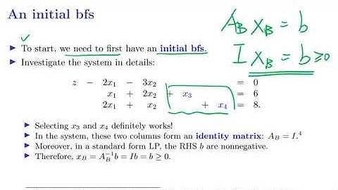 [OR2-Algorithms] lecture 2: Simplex Method #11 The first move