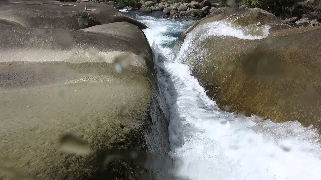 Marble Baths natural water slide