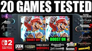 Switch 2 Handheld BOOST MODE 20 GAMES TESTED! HUGE NEW UPDATE 22.0.0! screenshot 1