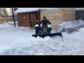Модернизация мотороллера "муравей" в снегоуборщик.