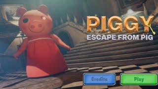 PIGGY ESCAPE FROM PIG: GHOST MODE FULL GAMEPLAY;)