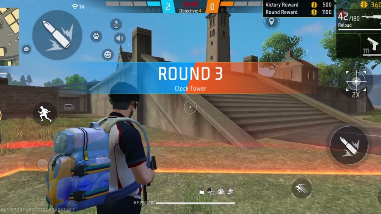 My friend challenge me  1v1 in free fire  l 1v1 clutch onesided victory l BOOYAHH🔥🥇🏆 l