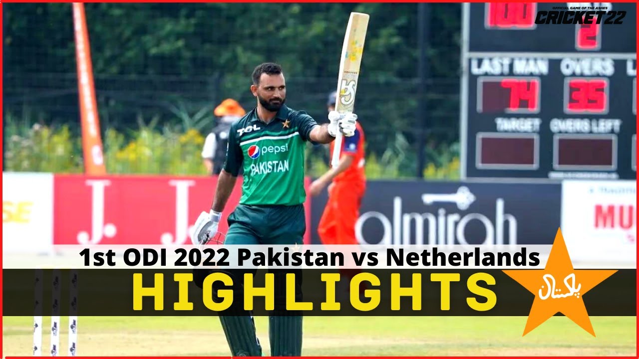 Pakistan vs Netherland 1st ODI 2022 Highlights | Pak vs Ned 1st ODI ...