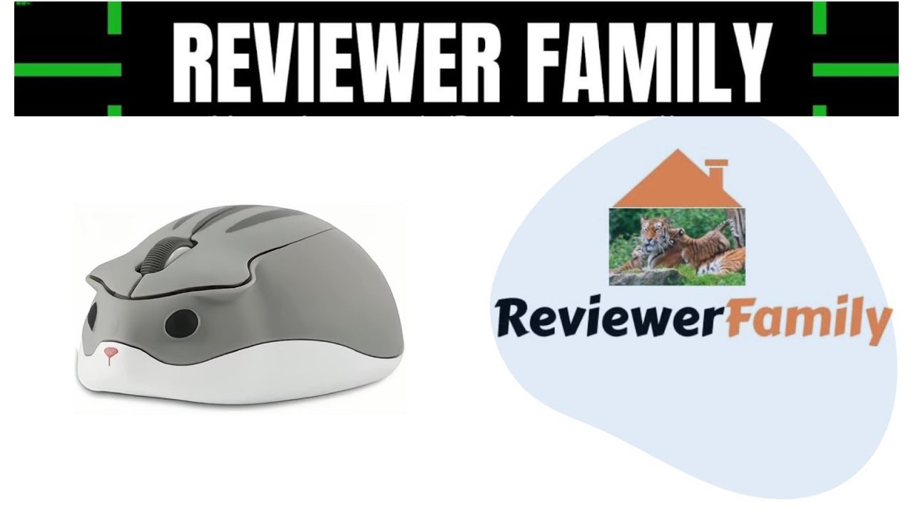 Wireless Mouse Bluetooth Cute Hamster Shape