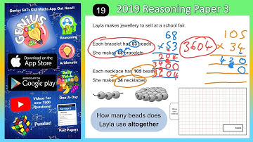 2019 Reasoning Paper 3 Q19 KS2 Maths SATs