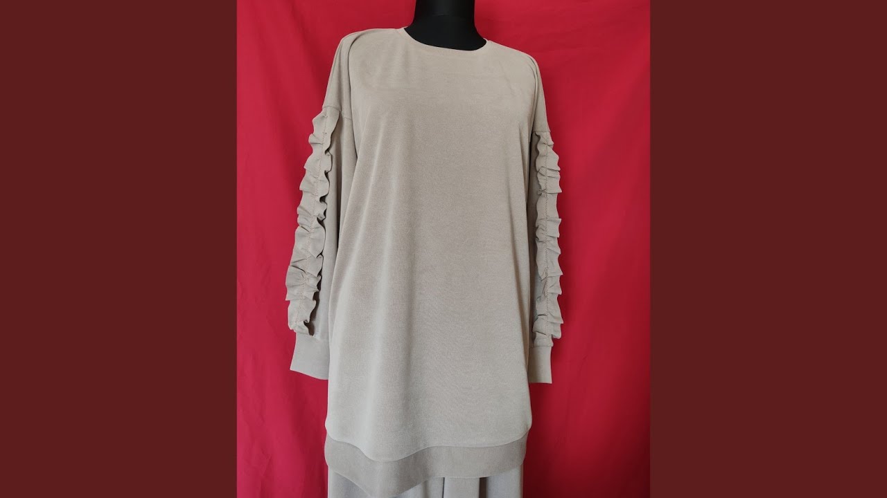 Kolay Tunik Dikimi✅ Aşırı Kolay✅ Kalıp Arama‼️ Hayal Et💯 Kes, Dik Ve Giy🔝💯 Oversize Tunik Modeli💥