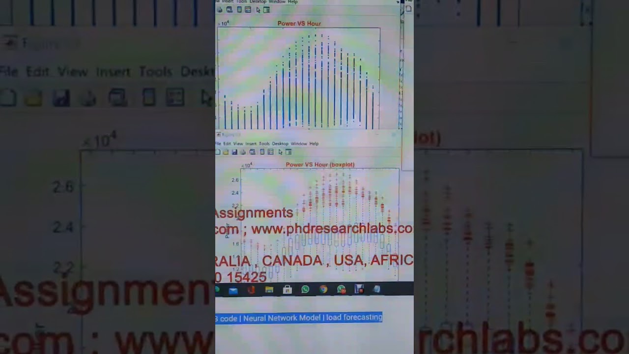 Short load forecasting using Neural Network | MATLAB code | Neural Network Model | load forecasting