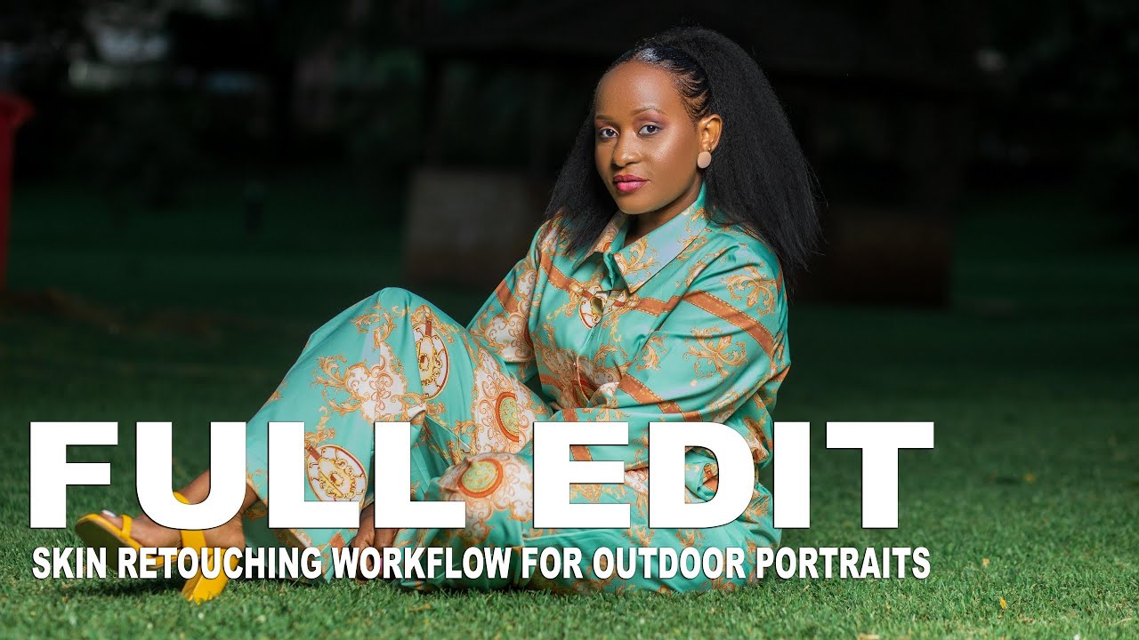 FULL EDIT: Outdoor Portrait Skin Retouching and Color Grading Workflow in Photoshop