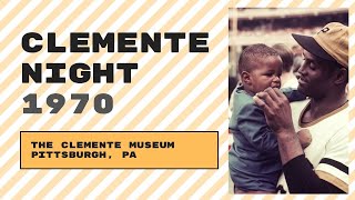 Pittsburgh Pirates Roberto Clemente Night in 1970