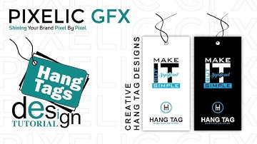 Graphic Design Tutorial | Hang Tag Design for Beginners