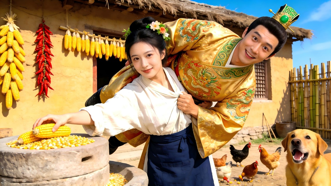 穿越後我稱霸大樑直接做山大王！下山搶美男做相公！天天讓他燒火煮飯暖被窩！怎料某天他亮出身份──我搶的竟然是皇帝！#短劇  #甜寵  #drama  #穿越  #逆袭 #种田