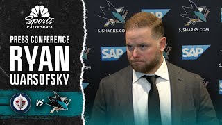 Sharks' Ryan Warsofsky believes Michael Misa has ‘earned' ice time after OT goal | NBC Sports CA