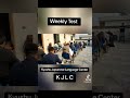 Weekly Test at KJLC