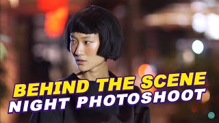 Night Photoshoot Behind The Scene