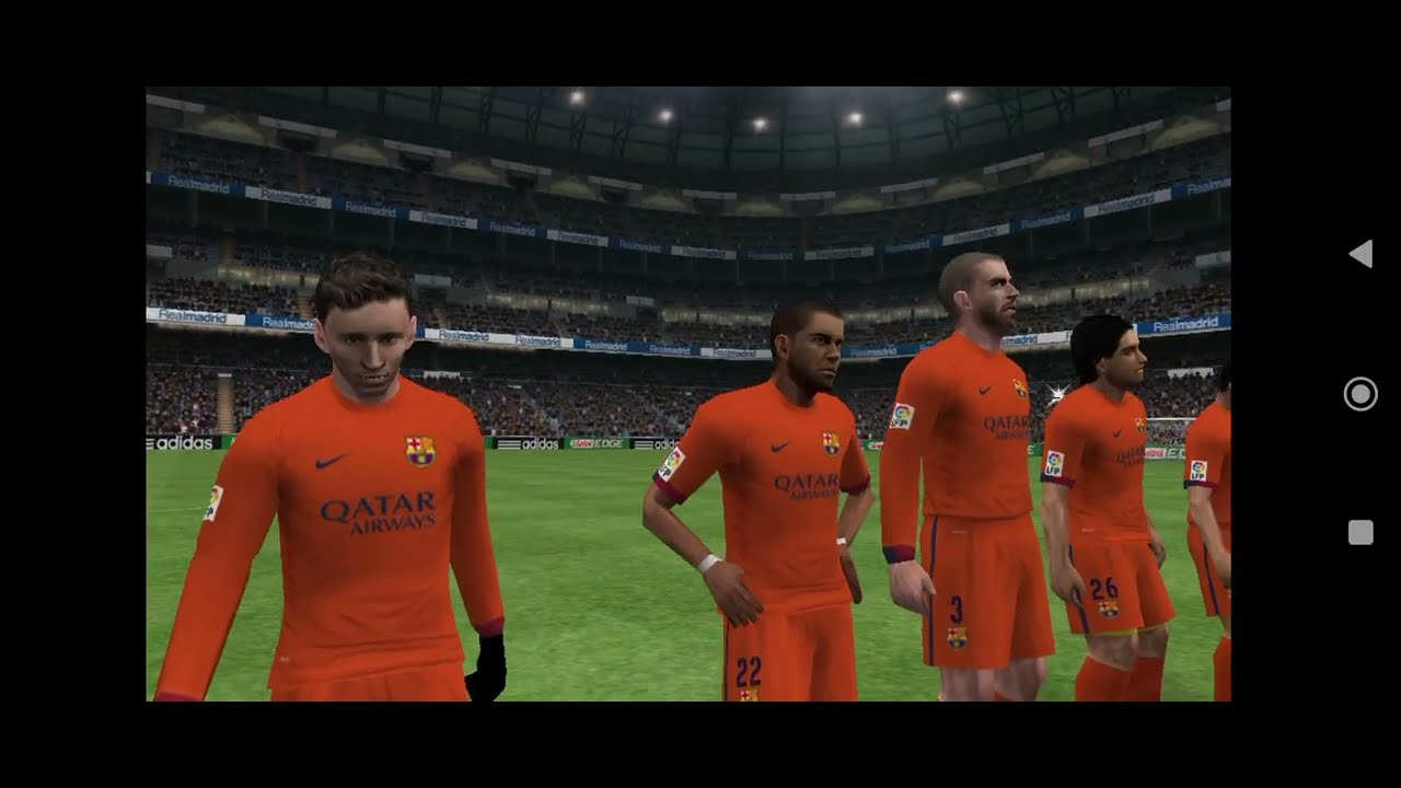 PES 2015. Barcelona 0 - 0 Olympique de Lyon