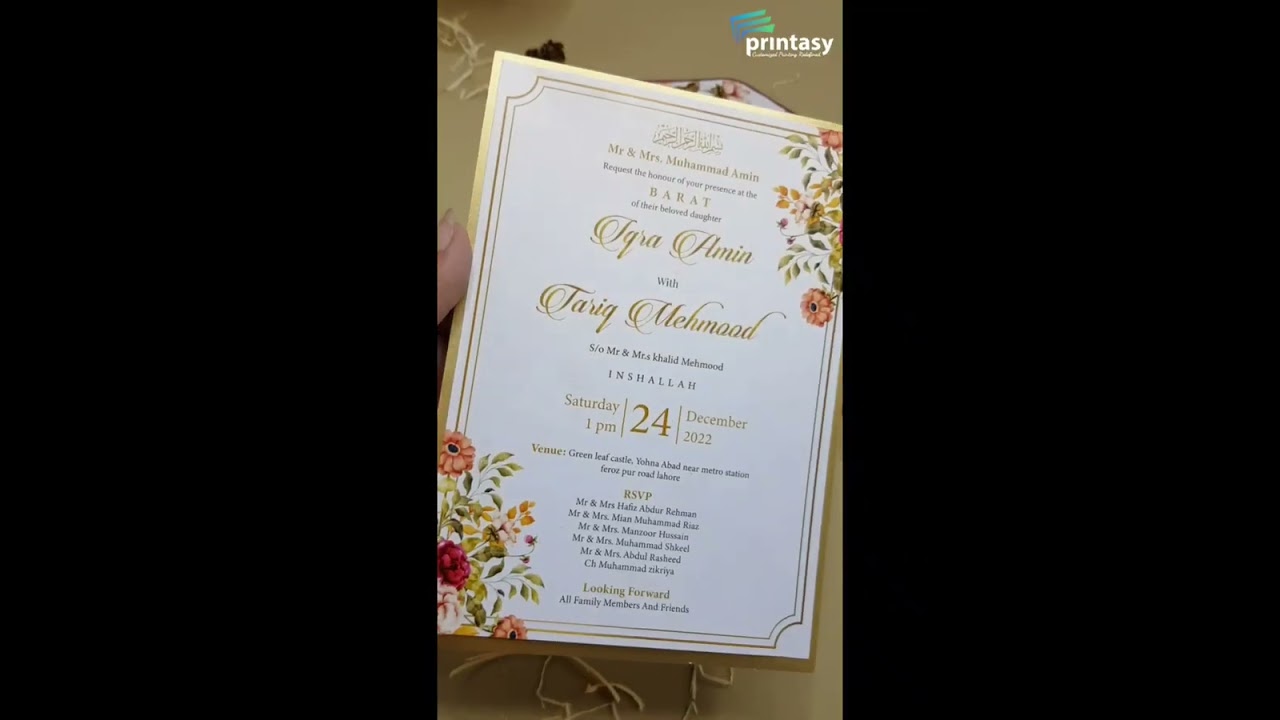 Luxury wedding stationery designs. Easy to Personalise. 