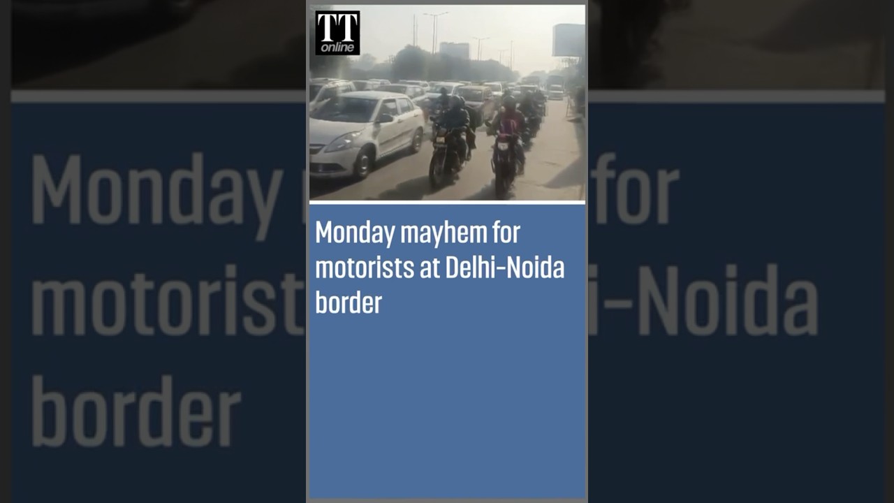 Farmers Protest at Delhi-Noida Border Choked Traffic For Hours 