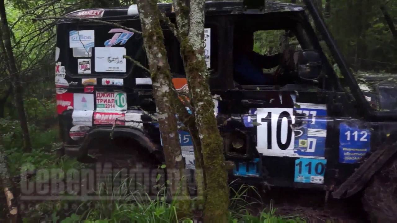 Ночной трофи-рейд прошёл под Вологдой - YouTube